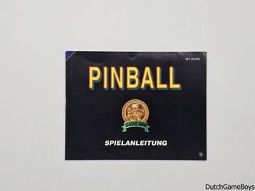 Nintendo NES - Black Box - Pinball - NOE - Manual, Games en Spelcomputers, Verzenden, Gebruikt