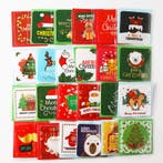 24 Kerstkaarten 7x7cm met Enveloppen, Verzenden, Nieuw