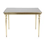 Salontafel - Messing, Glas