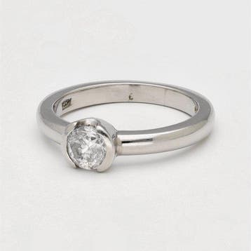 Ring Platina Diamant (Natuurlijk), Nieuw