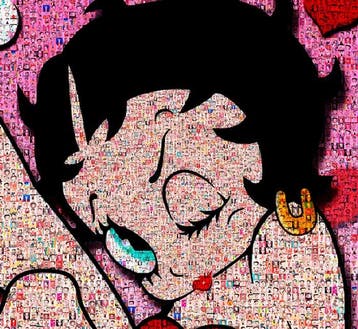 David Law (1967) - Crypto Betty Boop VI, Antiek en Kunst