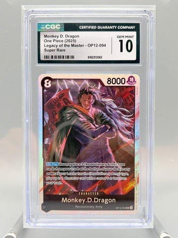 One Piece Graded card - One Piece - Monkey.D.Dragon - Super, Hobby en Vrije tijd, Verzamelkaartspellen | Overige, Nieuw