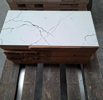 SALE - Eros White, 30 x 60 cm, 5,5m2, nr356 -  Keramische, Ophalen of Verzenden, Nieuw