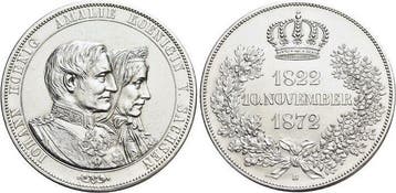 Doppeltaler, daalder 1872 B Sachsen-albertinische Linie J..., Verzenden