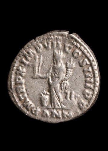 Oud-Romeins Zilver Denarius van Commodus (Zonder