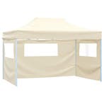 vidaXL Partytent Crème 280 x 410 x 315 cm Oxford Stof, Verzenden, Nieuw