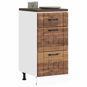vidaXL Onderkast Lucca bewerkt hout oud houtkleurig, Verzenden