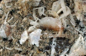 Withlockite, Lazulite Kristallen op matrix - Hoogte: 55 mm -
