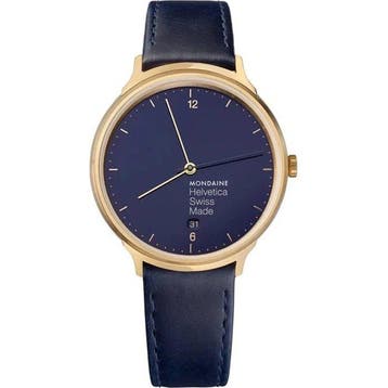 Mondaine - Helvetica No1 Bleu Marine Light - Sans prix de