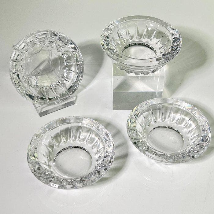 Val Saint Lambert - Kom (4) - versatile set - Kristal -, Antiek en Kunst, Antiek | Meubels | Tafels