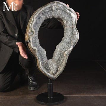 Quartz microcristallin Portail - Wanderful Gray Amethyst -