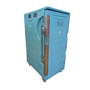 Gekoelde container Olivo Roll 900 kunststof turquoise, Ophalen of Verzenden