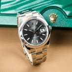 Rolex - Datejust Smooth Bezel-Grey Dial - 126300 - Heren -, Nieuw