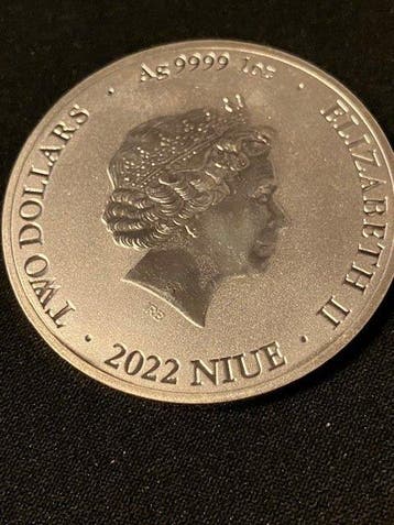 Niue. 2 Dollars 2022 (Zonder minimumprijs)