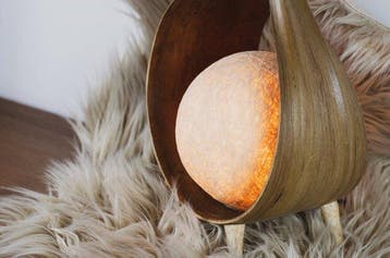 Nordic modernism - Lamp - Hout