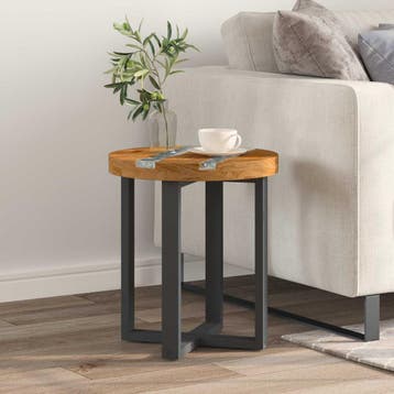 vidaXL Salontafel Bruin 40 x 40 x 45 cm Massief Teakhout, Verzenden, Nieuw