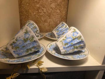 Lomonosov Imperial Porcelain Factory - Koffieservies (8) -