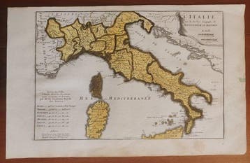 Italië - Italië, Sicilië en Sardinië; Nicolas de Fer (1646 –, Boeken, Nieuw