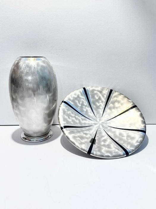 WMF / Geislingen - Vase - Ikora - Plaqué(e) argent - Deux, Antiquités & Art, Art | Objets design