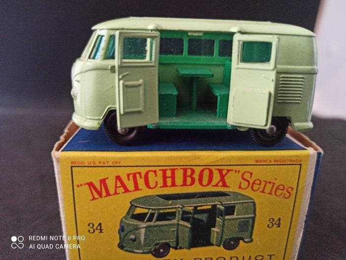 Matchbox 1:64 - Modelauto - Volwagen camping car bus van -, Hobby & Loisirs créatifs, Voitures miniatures | 1:5 à 1:12