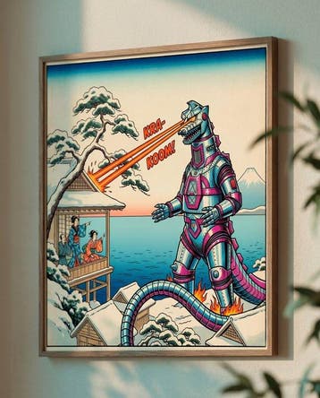 MEDSAN - Mechagodzilla () - UNIQUE WORK