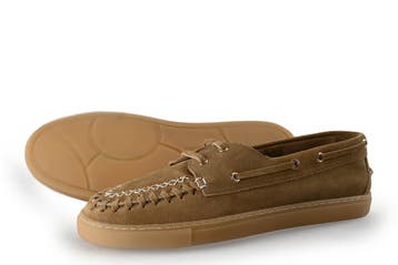 Manfield Bootschoenen in maat 42 Beige, Verzenden, Beige, Zo goed als nieuw, Manfield