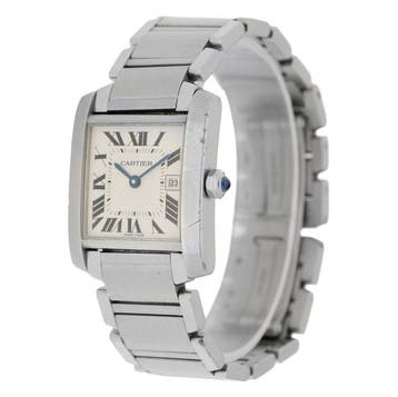 Cartier - Tank Française - 2465 - Dames - 2000-2010, Nieuw
