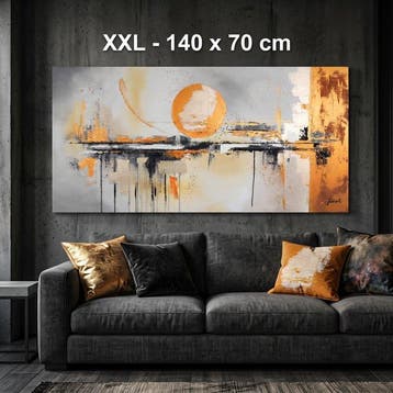 Monika Spiewak - Abstract - Oil Painting Stretched On The