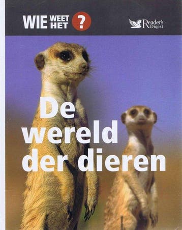 De wereld der dieren, Verzenden, Nieuw