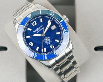 Montblanc - Iced sea - MB129369 - Homme - 2020-2025, Handtassen en Accessoires, Nieuw