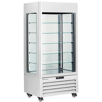 Koel-/Vriesvitrine | EXALTA | 600L | Wit | +5°C/-22°C |, Verzenden