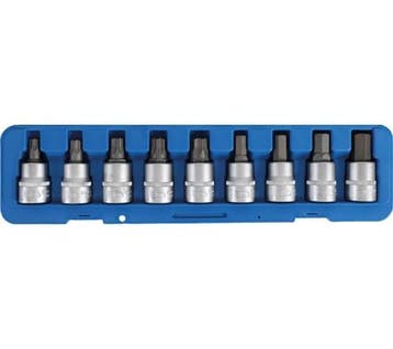 Bgs Technic Bit Dop Set 20 mm (3/4) drive internal Hexagon T, Verzenden
