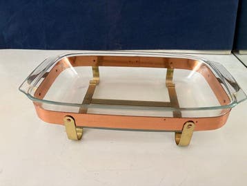 Assiette de service (2) - Pyrex, Cuivre, Antiquités & Art