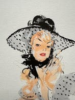 Jean-Gabriel Domergue (1889-1962) - Élégante au chapeau