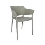 Stoelen | LORENZO | Kunststof | Grey | In-/Outdoor |, Verzenden, Nieuw in verpakking