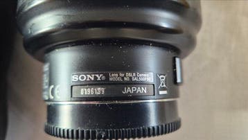 Sony SAL500F80 Cameralens, Nieuw