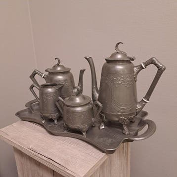 Gerhardi & Co - Service à thé et café - Étain