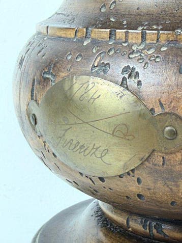 Koffiemolen - Tre Spade Italiaanse houten hand koffiemolen -