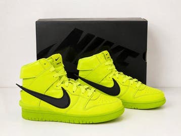 Nike - Nike x AMBUSH - Dunk High Flash Lime - High-top, Nieuw