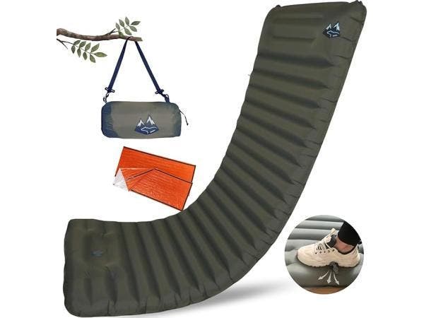 Veiling - Bärberg Zelfopblazend luchtmatras, Caravanes & Camping, Tapis de couchage