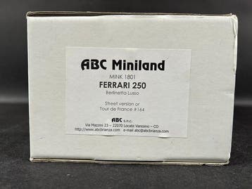 ABC 1:18 - Modelbouwdoos - Ferrari 250 - Berlinetta Lusso -, Nieuw