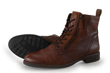 Tt. Bagatt Veterboots in maat 42 Cognac, Kleding | Heren, Schoenen, Overige kleuren, Verzenden, Boots, Zo goed als nieuw