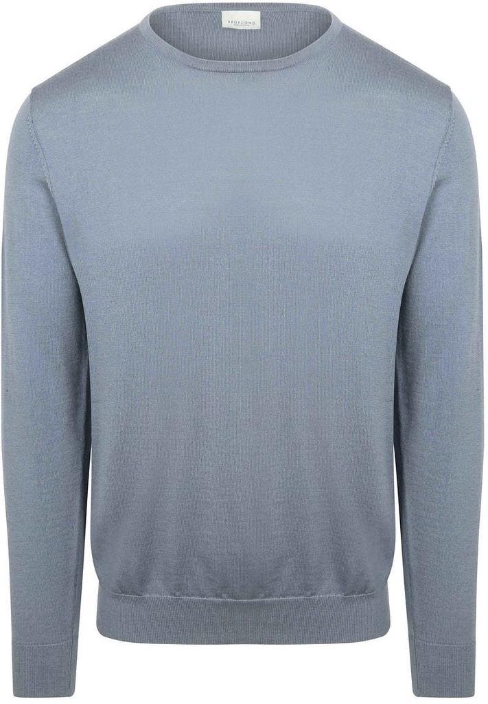 Profuomo Pullover Merinowol Blauw maat Maat 52/54 (L) Heren, Kleding | Heren, Truien en Vesten, Blauw, Nieuw, Maat 52/54 (L), Verzenden
