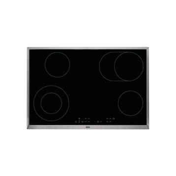 AEG HK834060XB – Keramische kookplaat – 80 cm – RVS omlijsti, Verzenden, Nieuw
