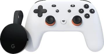 Google Chromecast Ultra + Google Stadia Controller in Doo..., Ophalen of Verzenden