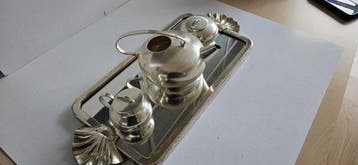 Christofle - Lino Sabattini - Theeservies (4) - Boule -
