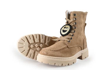 Nubikk Veterboots Meisjes in maat 31 Beige, Verzenden, Jongen of Meisje, Nubikk, Schoenen