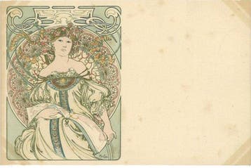 Alphonse Mucha (1860–1939) - Daydream (French: Rêverie) -