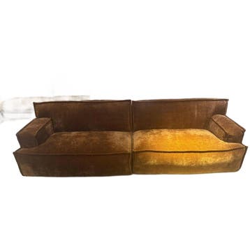 De Rebellenclub Sale Showmodel Cozy Bank (loff Design) -, Huis en Inrichting, 250 tot 300 cm, Zo goed als nieuw, Hout, 100 tot 125 cm