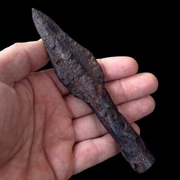 Oud-Romeins, Keizerrijk IJzer Zeldzame Lancea speerpunt -